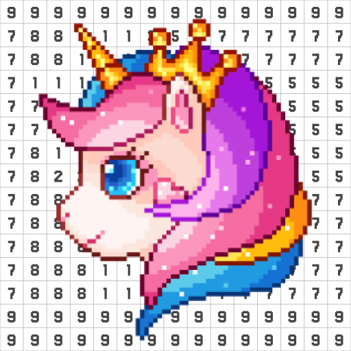 Pixel Coloring-Color by number